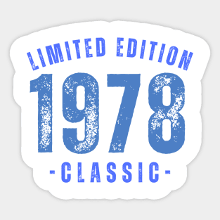 1978 Limited Edition Sticker